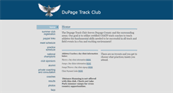 Desktop Screenshot of dupagetrackclub.org